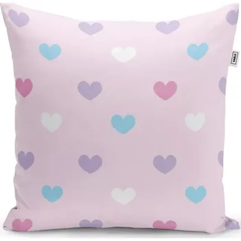 Polštář Sablio Polštář Srdce vedle srdce - 40x40 cm
