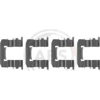 Brzdová destička A.B.S. 1184Q Sada příslušenství, brzdové destičky