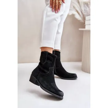 Dámská zimní obuv Boty na podpatku model 201694 Step in style 40