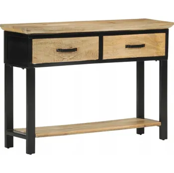 Konferenční stolek Konzolový stolek dřevěný 110x30 černý