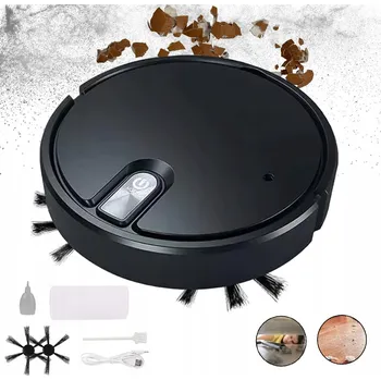 Robotický vysavač Sada pro Robotický Vysavač 1200 mAh + USB Nabíjecí Kabel + 1 Pár Kartáčů