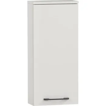 Koupelnový nábytek Závěsná koupelnová skříňka Möbelpartner Maxim bílá 32,7 x 72,3 x 16,3 cm