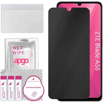 Pouzdro na mobilní telefon Hybridní Sklo s filtrem soukromí pro ZTE Blade A56, PRIVACY