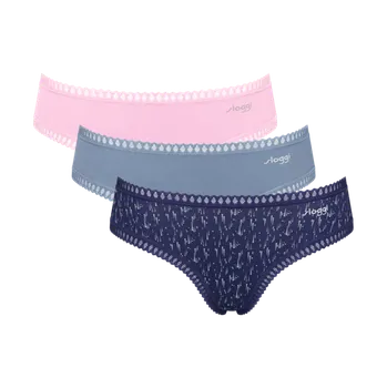 Kalhotky Sloggi set bavlněných kalhotek Go Crush Hipster L