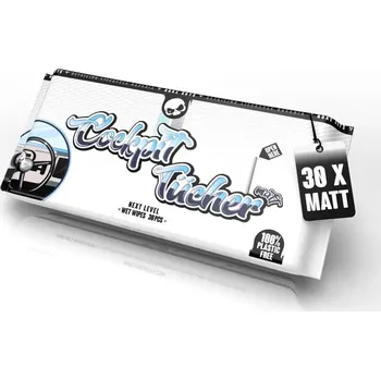 Nuke Guys Cockpit Tucher Matt - Vlhčené ubrousky na palubní desku (30 ks)