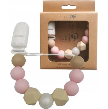 Klip na dudlík Baby in World růžový