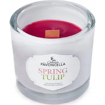 Svíčka Sójová vonná svíčka SPRING TULIP Pavoncella