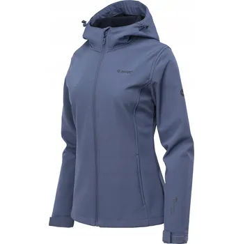 Dámská softshellová bunda Dámská bunda Softshell HI-TEC LADY NAREN tmavě modrá prodyšná fleecová mikina L
