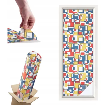 Obraz Mléčná Fólie S Potiskem Geometrické tvary 50 x 146 cm