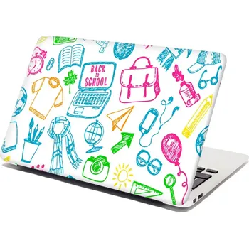 samolepka Sablio Samolepka na notebook Barevná škola - 29x20 cm