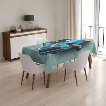 ubrus Sablio Ubrus Mini sedan Zelené pozadí - 130x130 cm