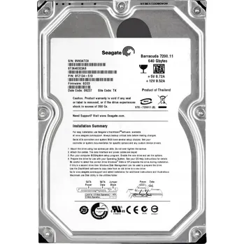 Interní pevný disk SEAGATE 640GB 7.2K 32MB SATA II 3.5" ST3640323AS - Interní pevný disk
