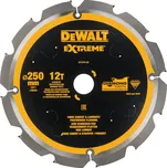 DeWALT Kotoucí rezné 250/30 12z na cementovo-vláknité desky DT1474