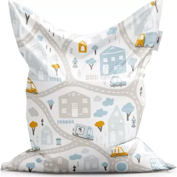 Sedací pytel Sablio Sedací vak Classic Cestičky s dopravou - 150x100 cm