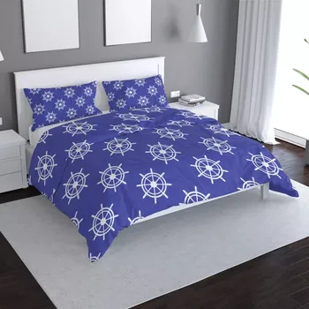 Povlečení Sablio Povlečení Bílá kormidla - 140x220 / 90x70