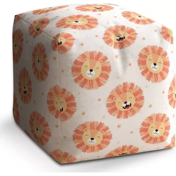 Taburet Sablio Taburet Cube Lvíčci: 40x40x40 cm