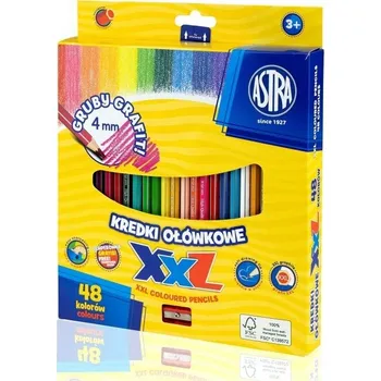 Pastelka Pastelky XXL Astra 48 barev, hrubý grafit