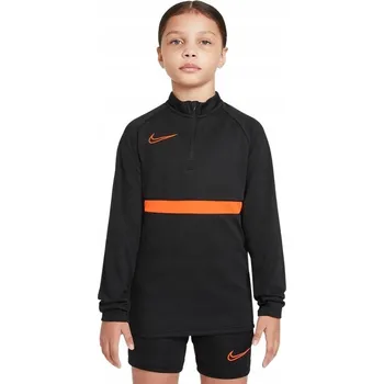 Chlapecká mikina DĚTSKÁ MIKINA NIKE NK DF ACADEMY 21 DRILL TOP ČERNÁ CW6112 017 vel. XS