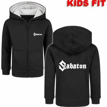 Chlapecká mikina mikina s kapucí dětské Sabaton - Logo - METAL-KIDS - 455.39.8.7 - 128