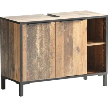 Koupelnový nábytek Koupelnová skříňka pod umyvadlo Möbelpartner Jaap dark oak 79,8 x 49,3 x 33 cm