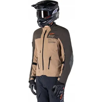 Moto bunda MOTOCYKLOVÁ BUNDA ALPINESTARS AMT-8 STRECH DRYSTAR XF HNĚDÁ 2XL