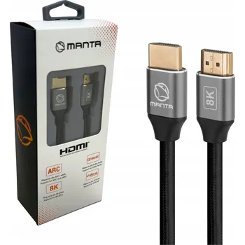 Video kabel KABEL HDMI-HDMI 2.1 8K HIGH SPEED 3 METRY HDR ARC 3D 120HZ MANTA