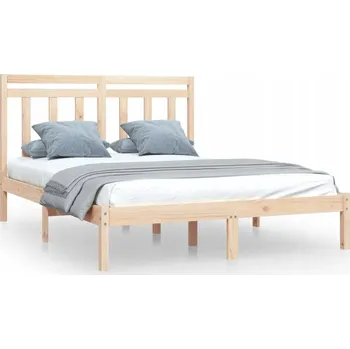 Postel Rám postele borovice 205,5 x 125,5 x 31 cm, vhodná matrace 120 x 200 cm