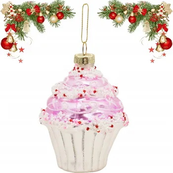 Vánoční dekorace Zdobená Vánoční Koule , tvarované Vánoční Baňky vánoční koule 12,2 cm, 1 ks