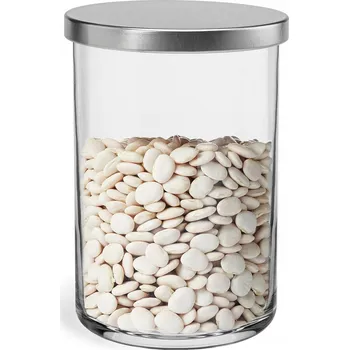 Dóza na potraviny SKLENĚNÁ nádoba na potraviny 15 cm Tidy Glasset POLSKÝ VÝROBEK