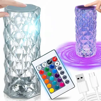 Lampička Stolní lampa RETOO NOČNÍ LAMPA D1 bezbarvá 1 W