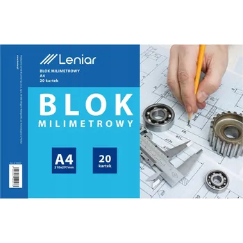 Milimetrový blok A4 Leniar
