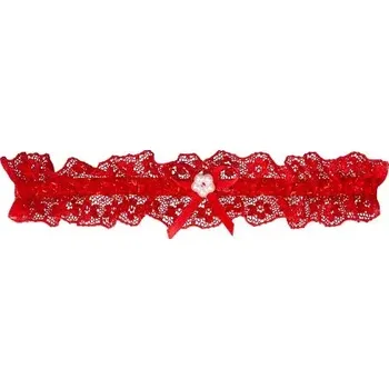 Dámský podvazek PW-109 Verona Červená - Julimex červená uni