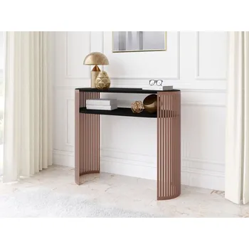 Toaletní stolek Toaletní stolek Zinzit Ember, Barva: měděná / černá MIRJAN 5903211454226