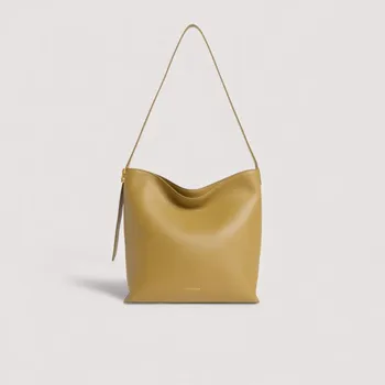 Kabelka COCCINELLE C-ME LOCK SHOPPER SMALL KOŽENÁ KABELKA SEAGRASS SS26