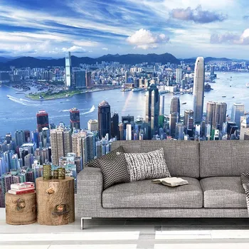 Tapeta Sablio Tapeta Město s mrakodrapy - 208x125 cm