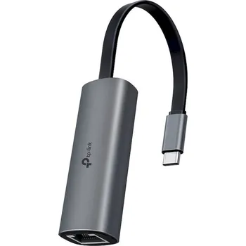 Síťová karta TP-Link UE302C USB-C na Ethernet redukce antracitová Antracitová