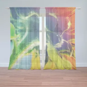 Záclona Sablio Záclony Duhová květina: 2ks 150x250cm