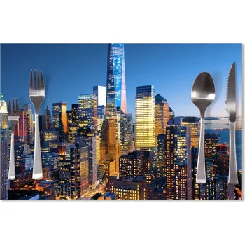 prostírání Sablio Prostírání Noční mrakodrapy: 40x30cm