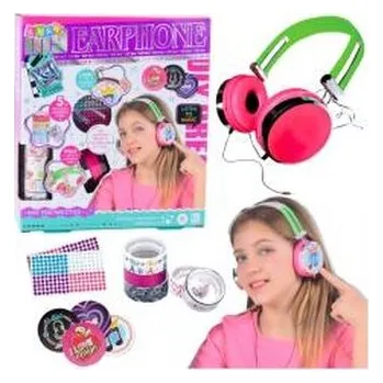 Set školních potřeb Słłuchawki nauszne z naklejkami DIY