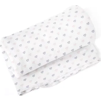 deka Sablio Deka Srdíčka na bílé - 190x140 cm