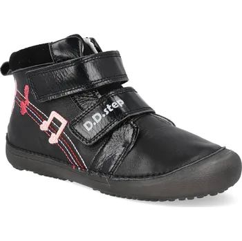 Barefoot dětské kotníkové boty D.D.step - A063-42517A černé Velikost: 25