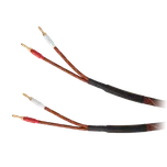 Kruger&Matz Reproduktorový kabel 3,0 m (banánkové konektory) pletený