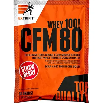 EXTRIFIT CFM Instant whey 80 30 g, jahoda