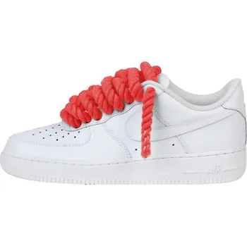 Pánské tenisky Nike Air Force 1 Low Rope Laces Red Velikost: 47