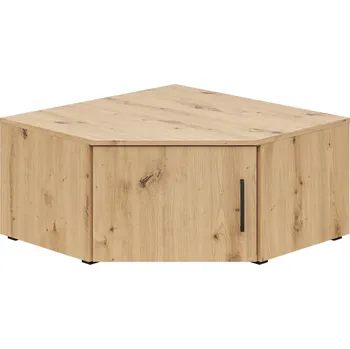 regál Rohová skříňka MultiDo - Black Red White - BRW Dub Artisan 71.5x35 cm