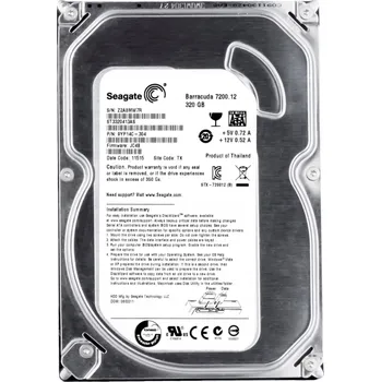 Interní pevný disk Pevný disk Seagate Barracuda 7200.12 ST3320413AS 320 GB SATA III 3,5"