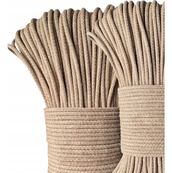 Nit Pevná šňůra na šití 6mm 100m FIBER CRAFTERS LNIANÁ 301