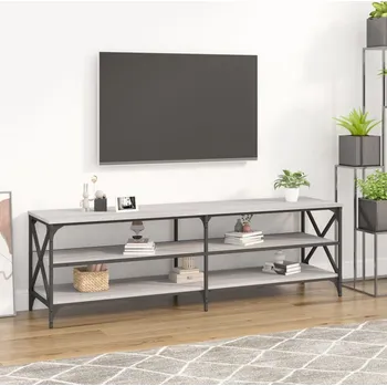 Televizní stolek vidaXL TV skříňka šedá sonoma 160 x 40 x 50 cm kompozitní dřevo