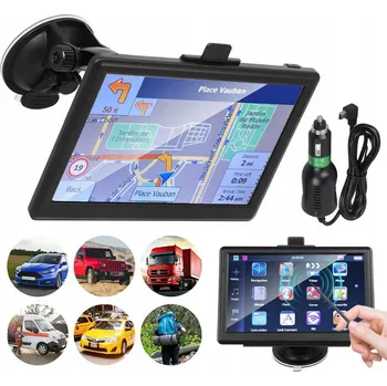 GPS navigace GPS automobilová do AUTA pro NÁKLADNÍ VOZY Truck 7 Palců Displej 8GB