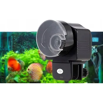 Krmítko pro ptáka Automatické krmítko na baterie, 2 krmení ryb denně RESUN AF2003